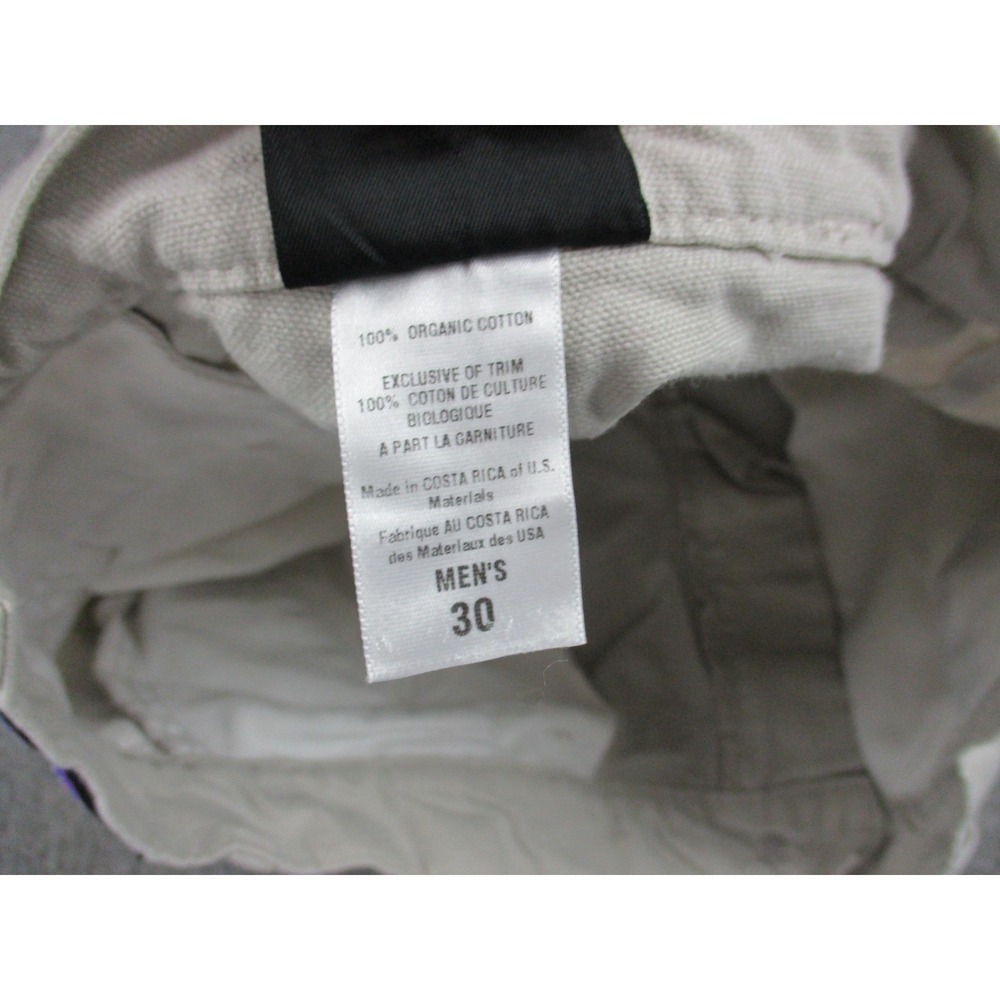 Patagonia Shorts Mens 30 Biege Stand Up Canvas Outdoors Hiking Pockets Organic - Picture 4 of 10